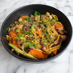 Yakissoba de Pernil